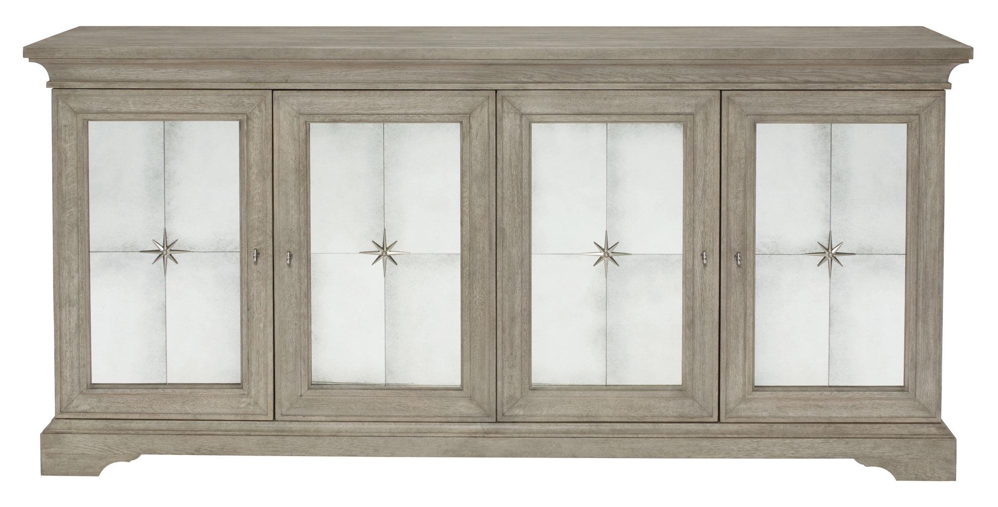 Bernhardt Marquesa 4Door Buffet with Antique Mirror Panels Sprintz